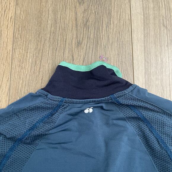 SWEATY BETTY Size XS US 4 ATHLETE SEAMLESS HALF ZIP LONG SLEEVE RUNNING TOP EUC - Picture 11 of 11